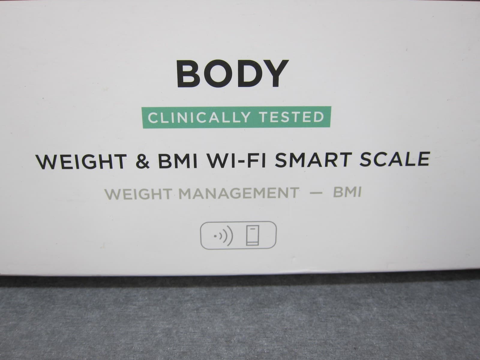Withings Body Weight & BMI Wi-Fi Smart Scale BLACK WBS06 NEW IN SEALED BOX 2