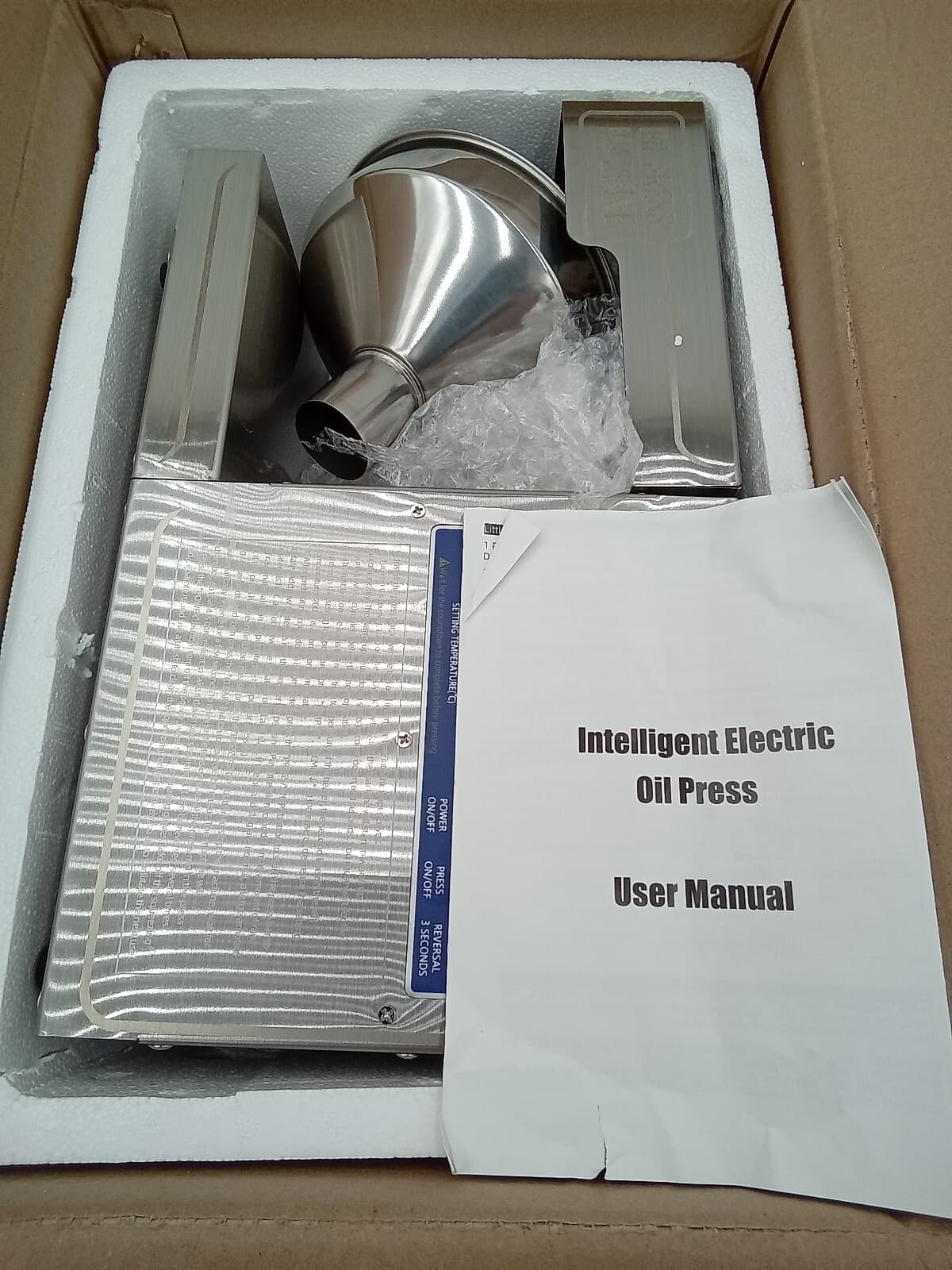 Automatic Oil Press Machine Electric Olive Oil Extractor New & Ships FREE