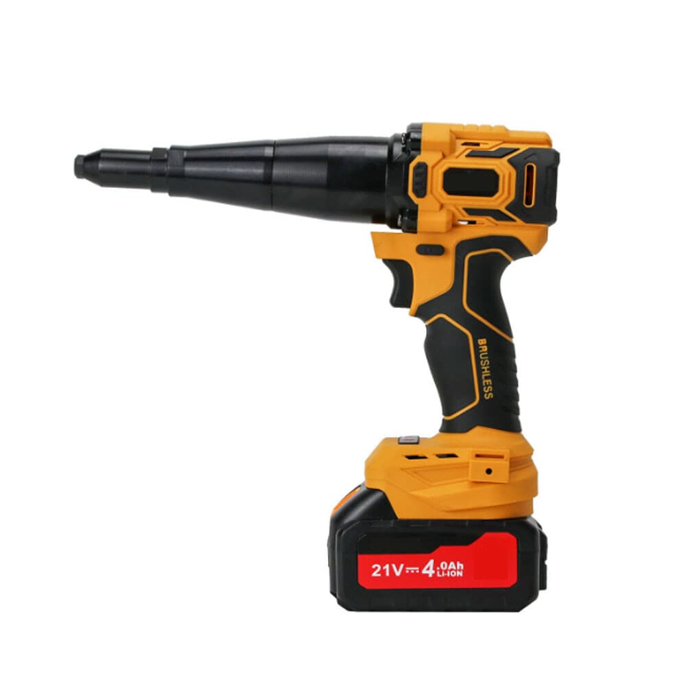 21V Brushless Cordless Electric Rivet Gun Handheld Electric Rivets with Battery 5