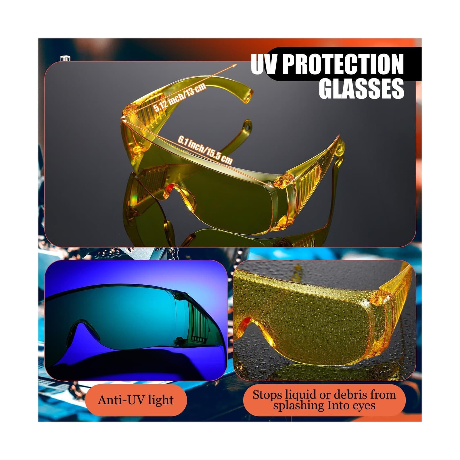 AC Leak Detector Kit WJL-6000UV Refrigerant Leak Detector Auto Air ... Fast Ship 6