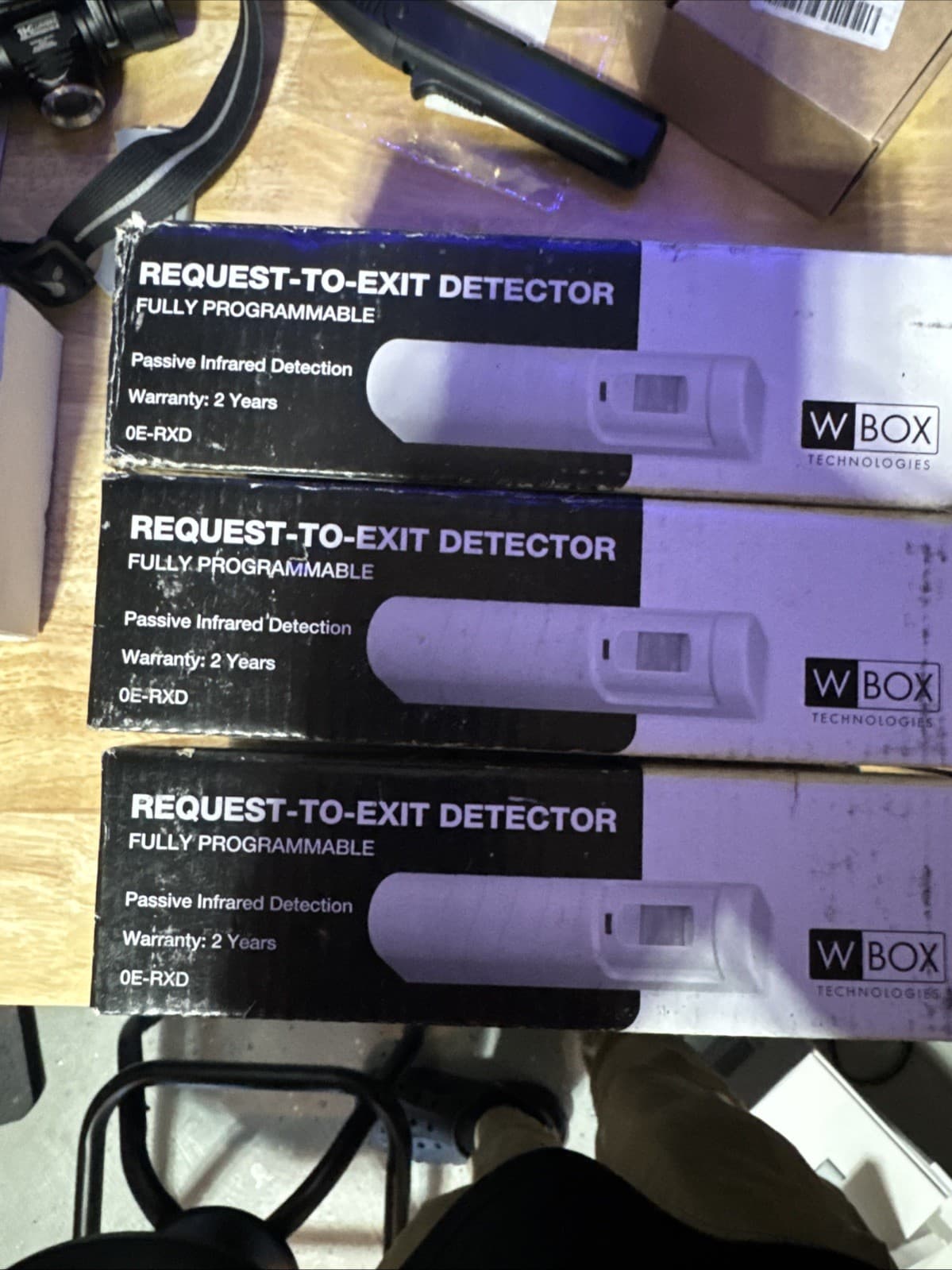 1– W Box 0E-RXD Request to Exit Detector Passive Infrared Fully Programmable NEW