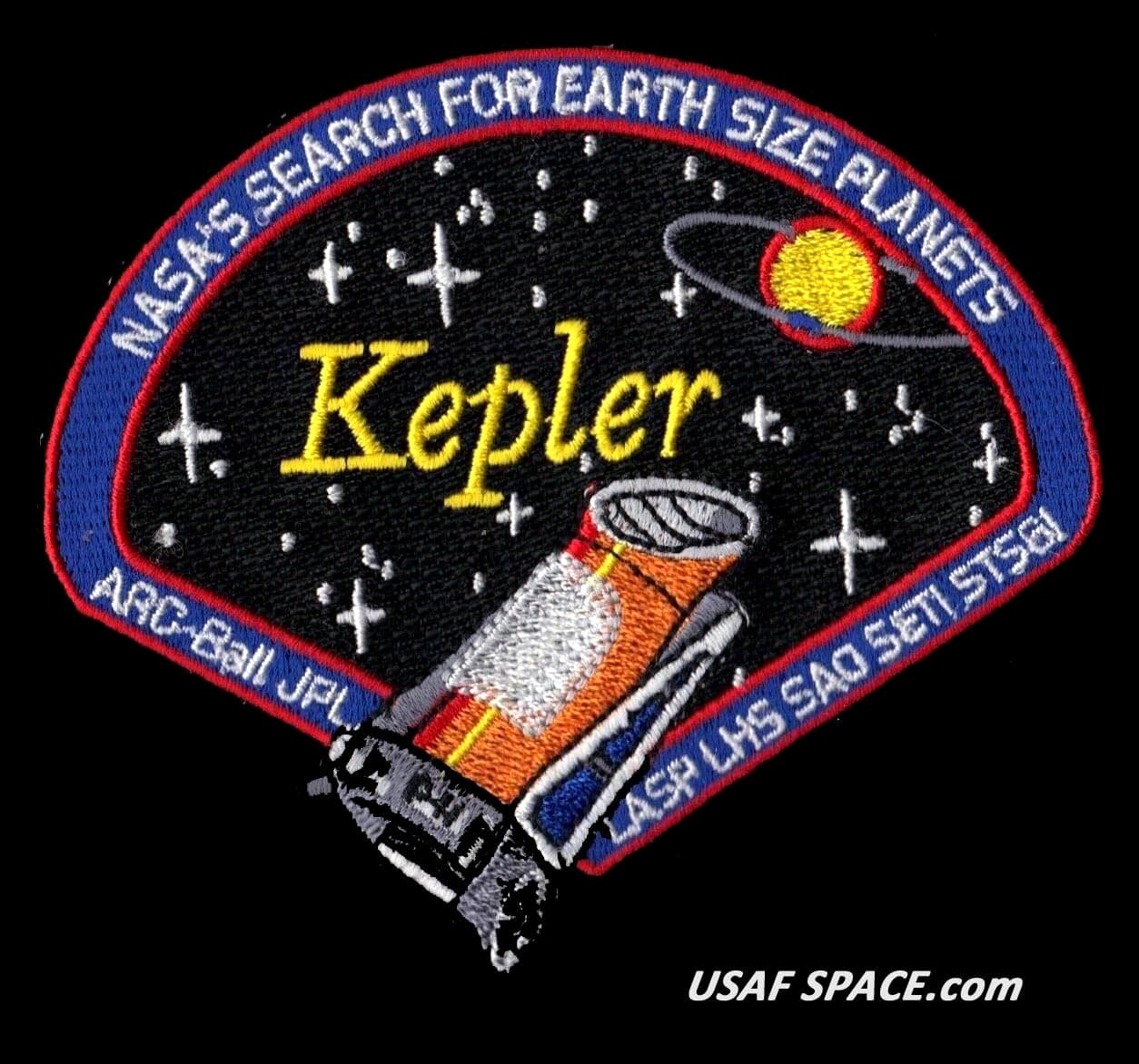 KEPLER SPACE TELESCOPE - NASA'S SEARCH FOR EARTH SIZE PLANETS - JPL NASA PATCH 2