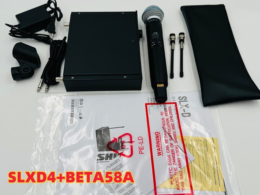 New SLXD4/Beta58A Handheld Wireless Vocal System w/ BETA58 Microphones Express 2
