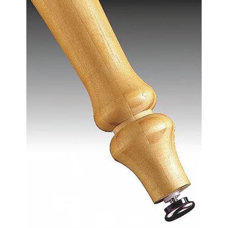 Leveling Glides, Screw-In, Round, 7/8", Pk24, 9449