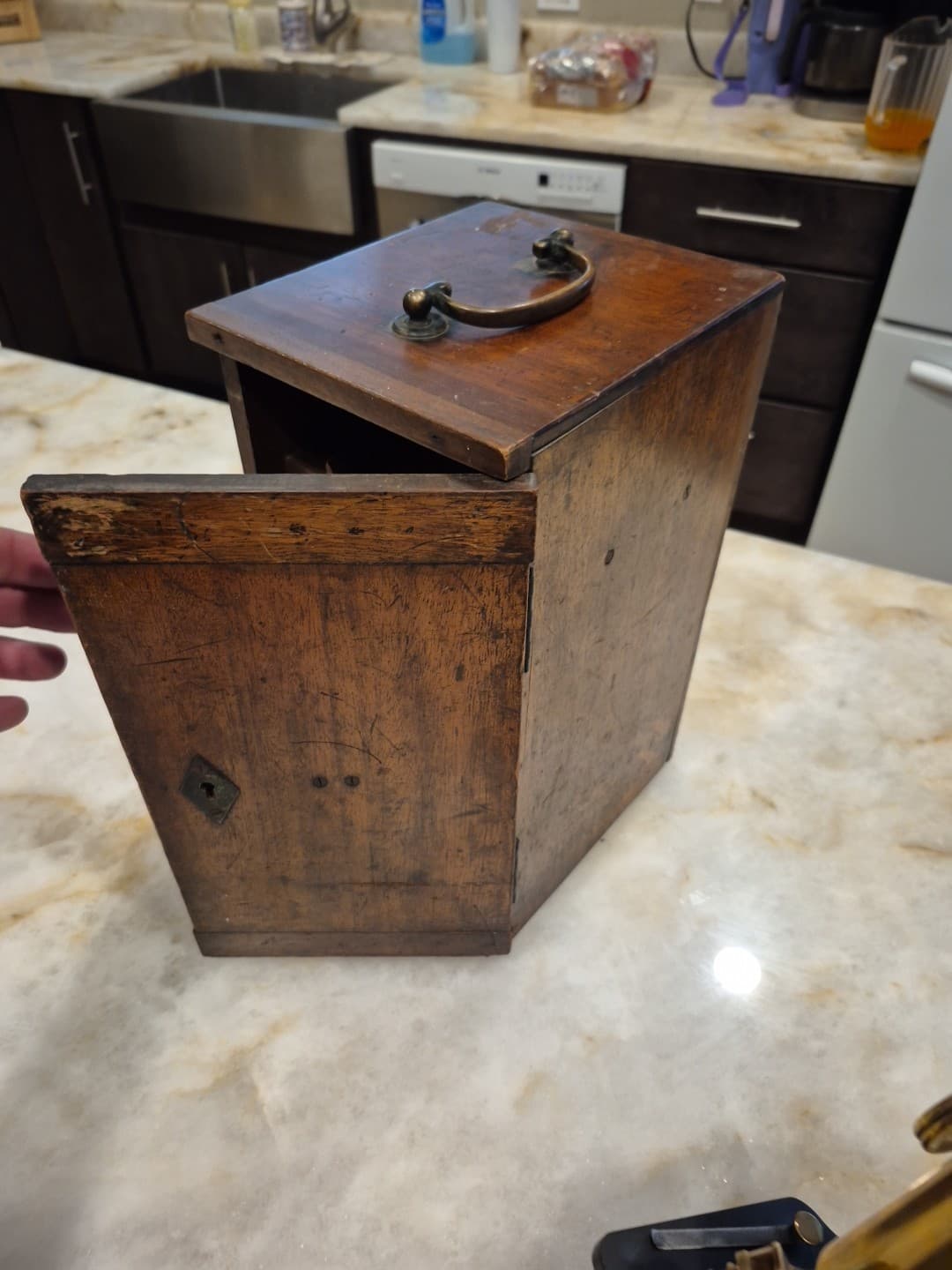 E. Leitz Wetzlar microscope Brass Microscope serial # 14808 2