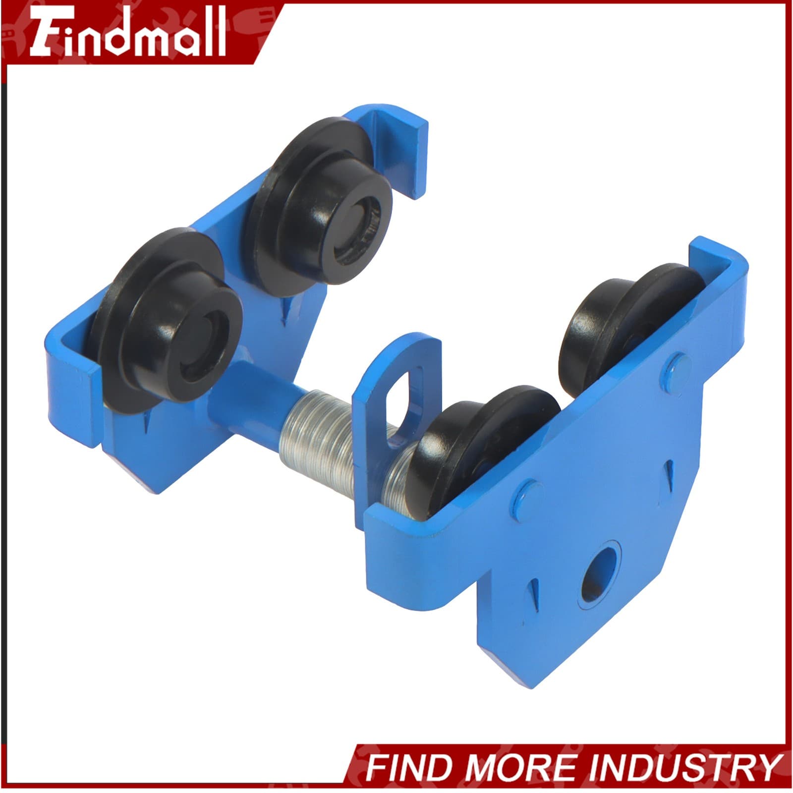 Findmall 4400 lbs/2 Ton I-Beam Hand Trolley Alloy Steel 65-180mm Adjustable 6