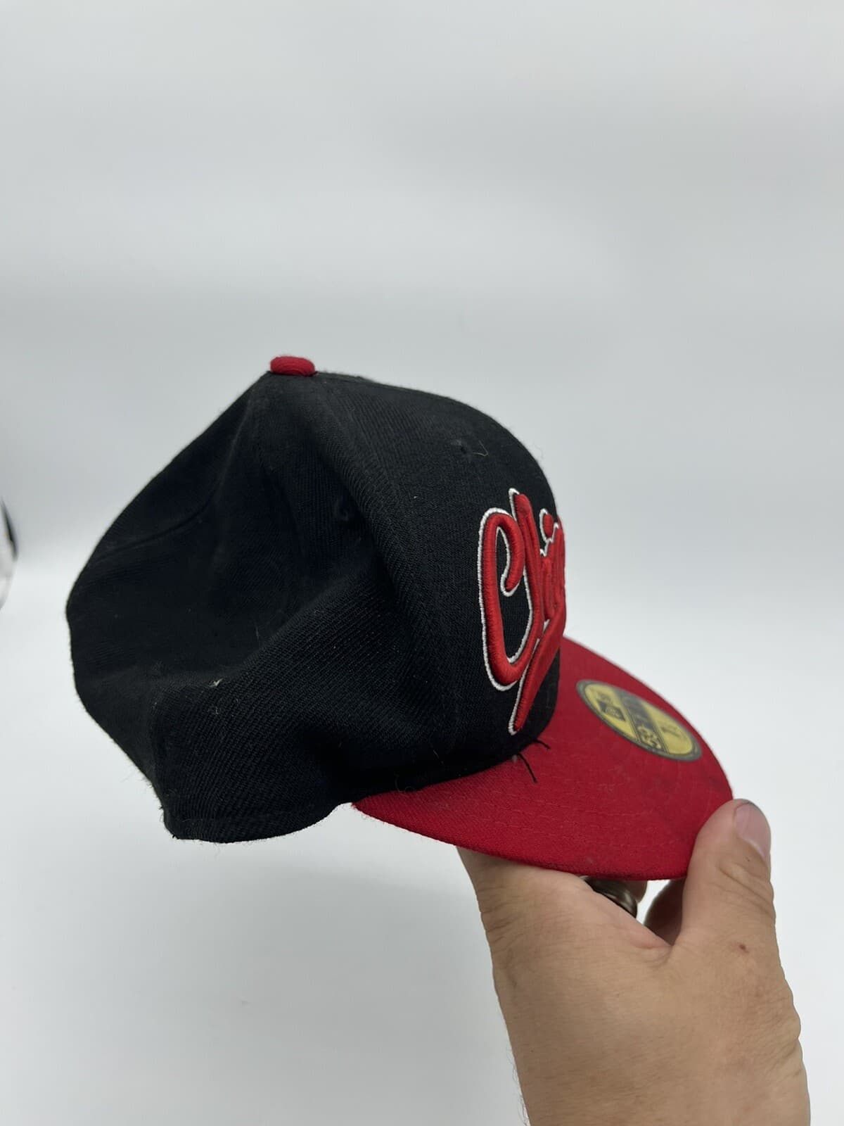 Chicago Bulls Hat New Era 7.5 Hardwood Classics Windy City Fitted NBA Basketball 5