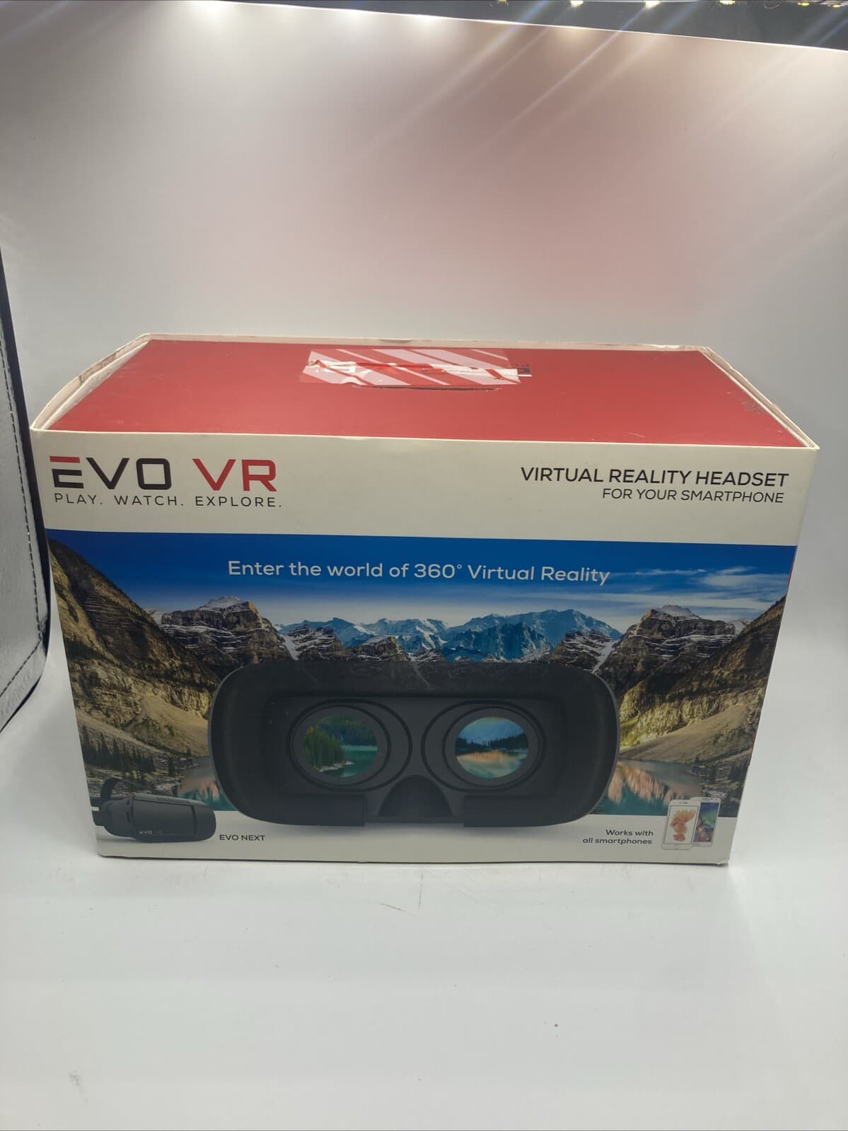 EVO NEXT VR Virtual Reality Headset Smartphone MI-VRH01-101 Android & iPhone NEW