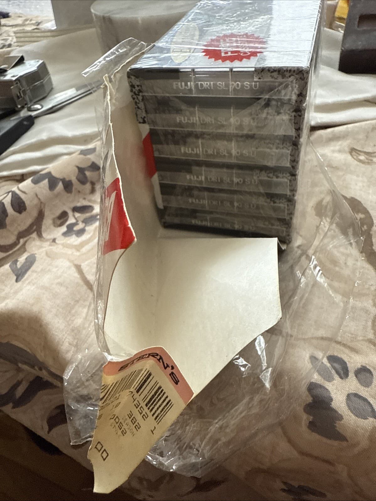 Fuji DR-I Extra Slim Blank Cassette Tapes 6 Pack NEW 90 IEC I Type I Normal 3