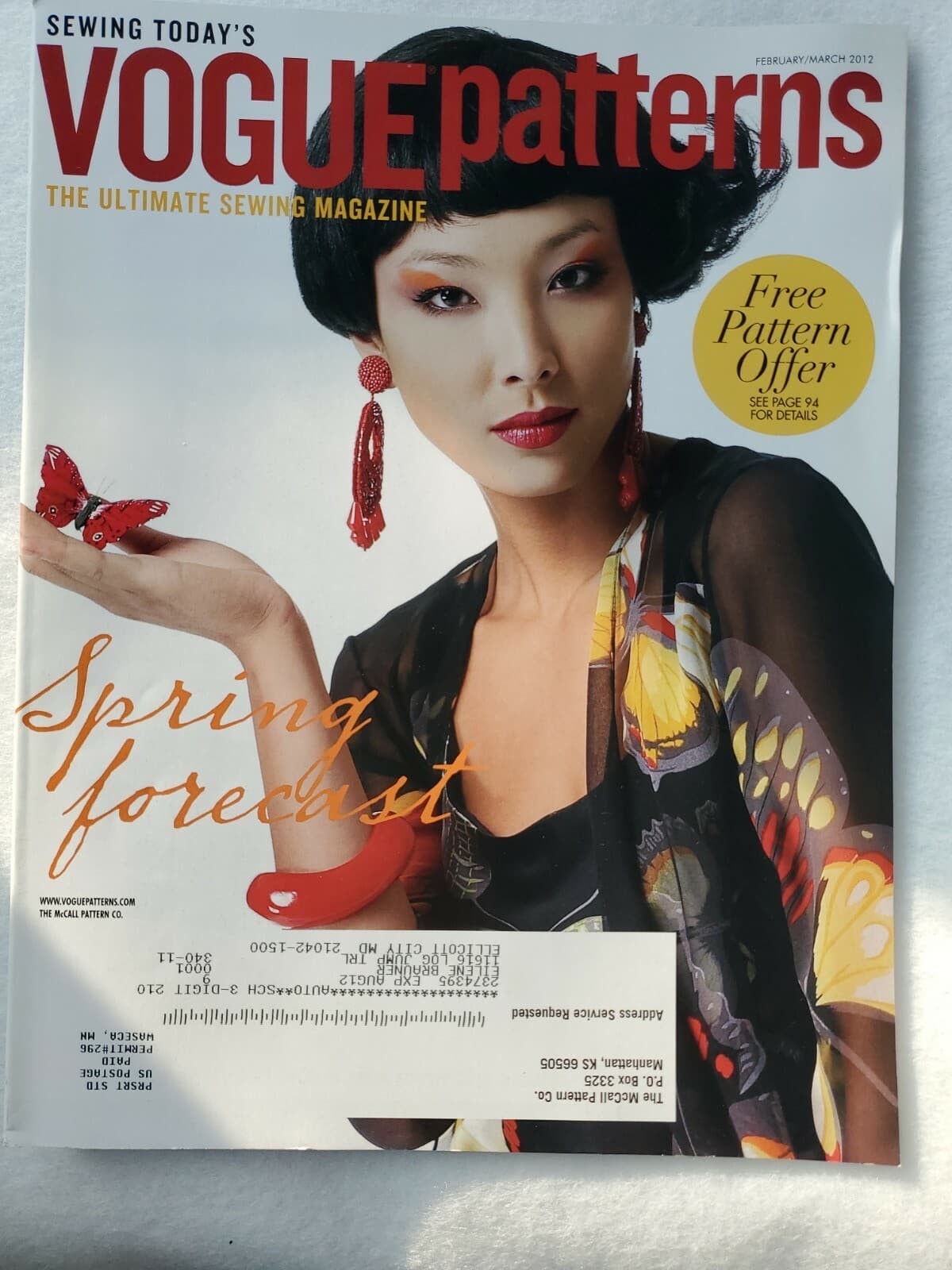 Sewing Today's Vogue Patterns The Ultimate Sewing Magazine Feb/Mar 2012