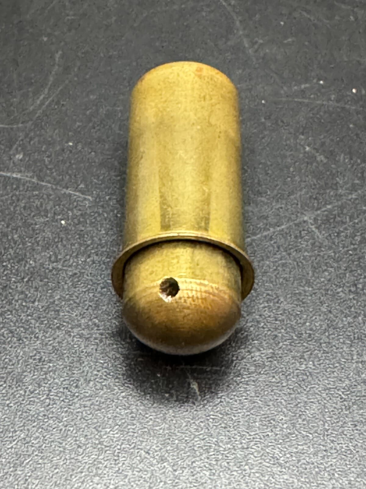 Vintage Brass Bullet Catch 1/2" Diameter Adjustable Spring Loaded Metal Center 3