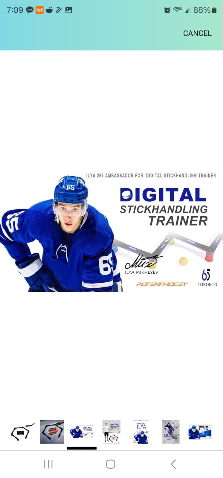 Potent Digital Stickhandling Trainer - Built-in Scoreboard & Countdown Timer,... 6