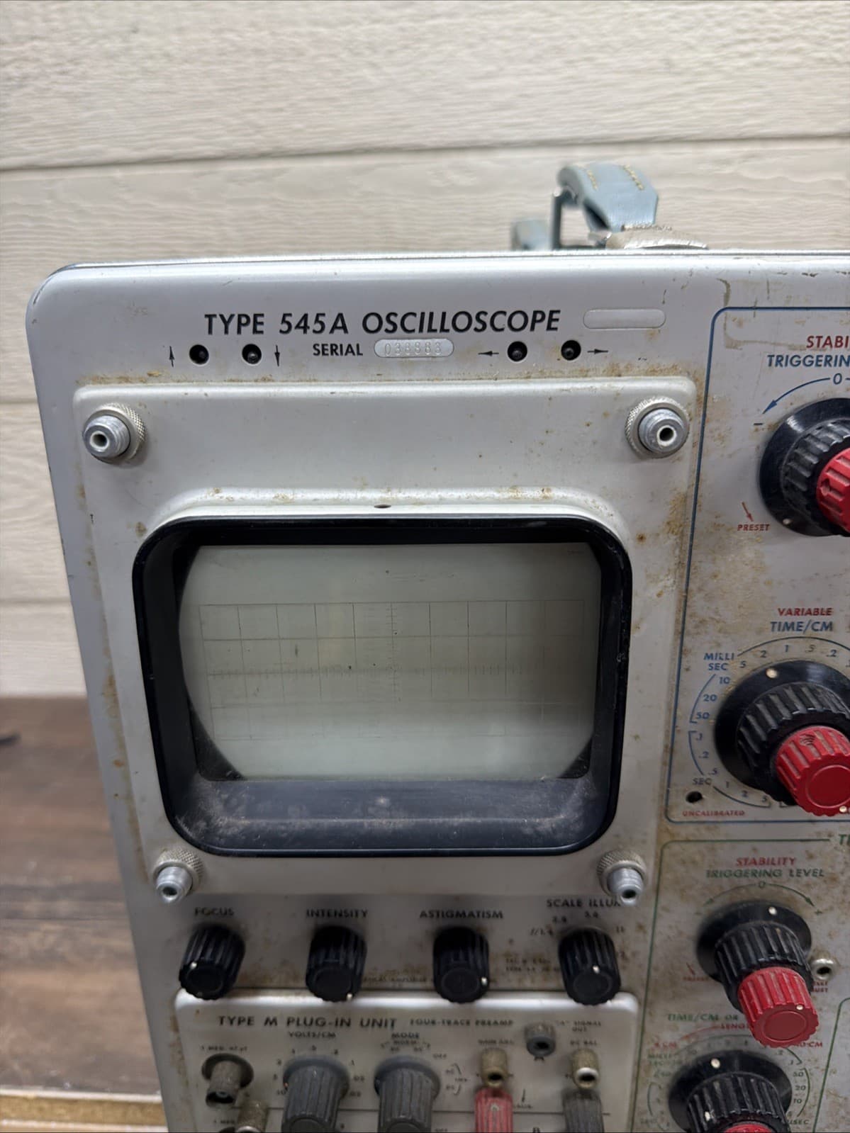 TEKTRONIX TYPE-545A  OSCILLOSCOPE Works 2