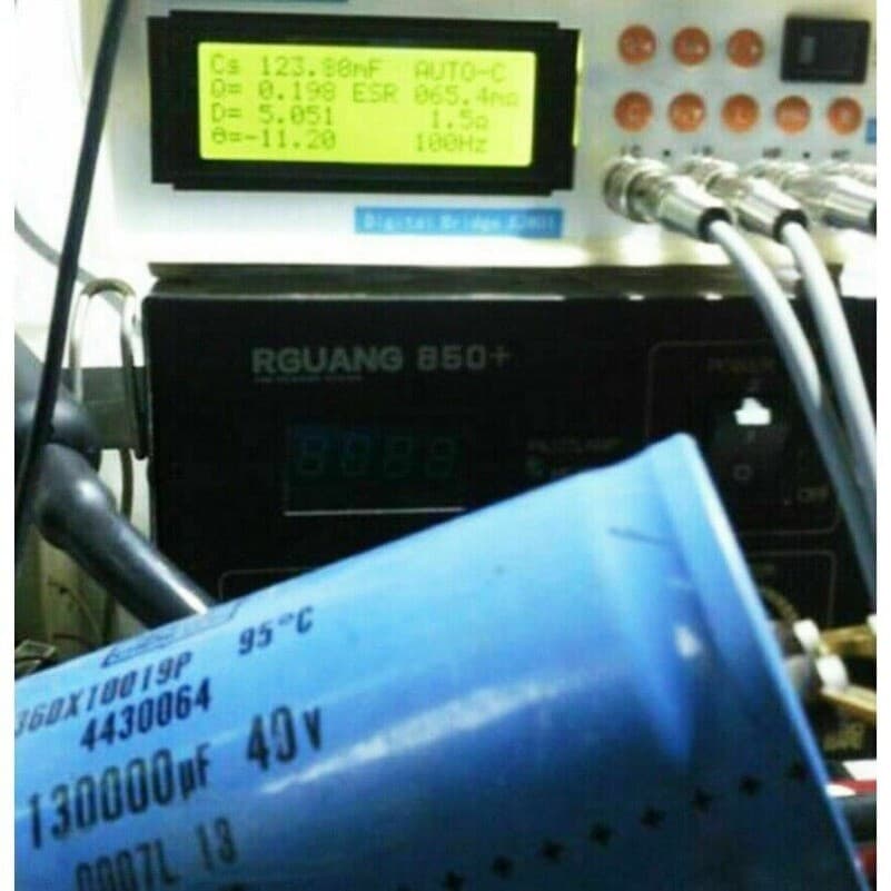 NEW XJW01 automatic LCR digital bridge resistance inductor ESR meter / dual use 5