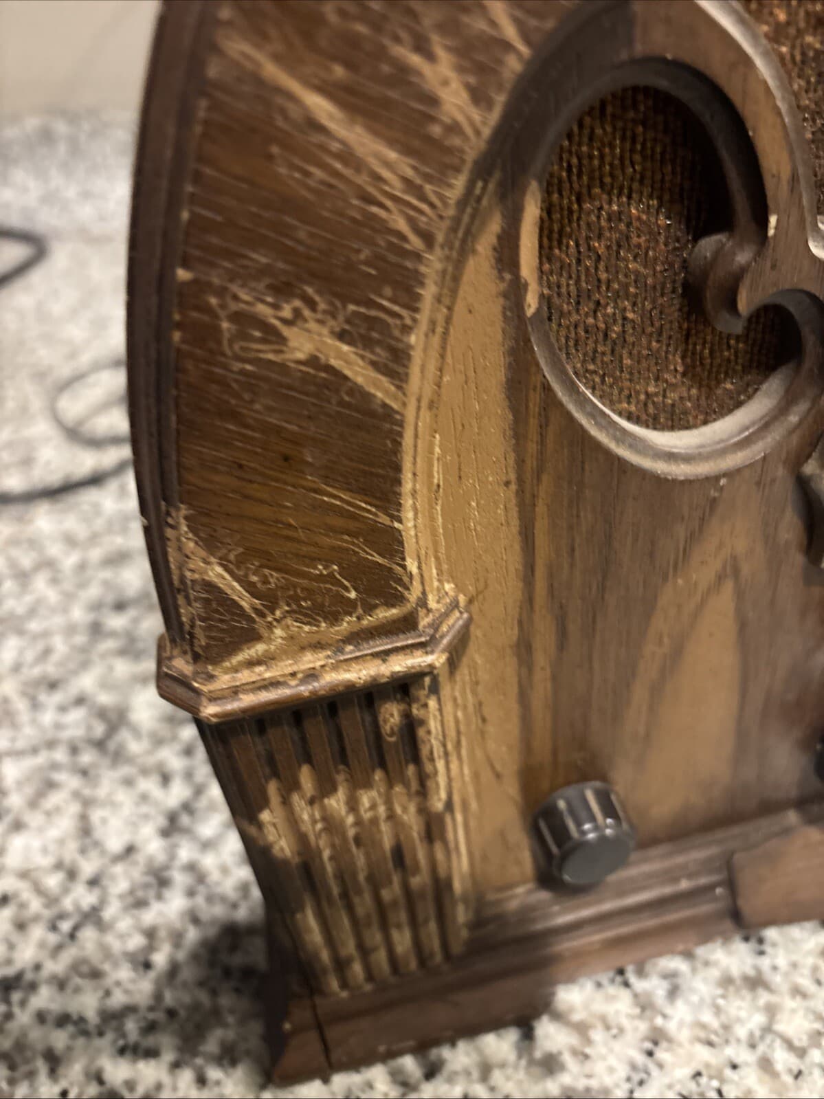 Philco Ford Cathedral Radio Special Edition Model # R89 (Working) Missing Knob 4