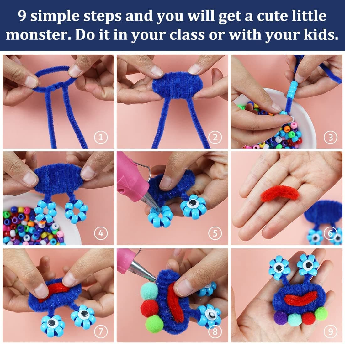 Pipe Cleaners, Pipe Cleaners Craft, Arts and Crafts, Crafts, Craft Supplies, Art 4
