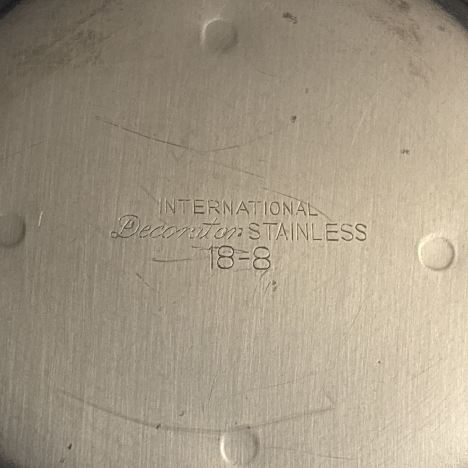 Vintage Mid Century Barware International Stainless Covered Bowl & Tray W Tools 5