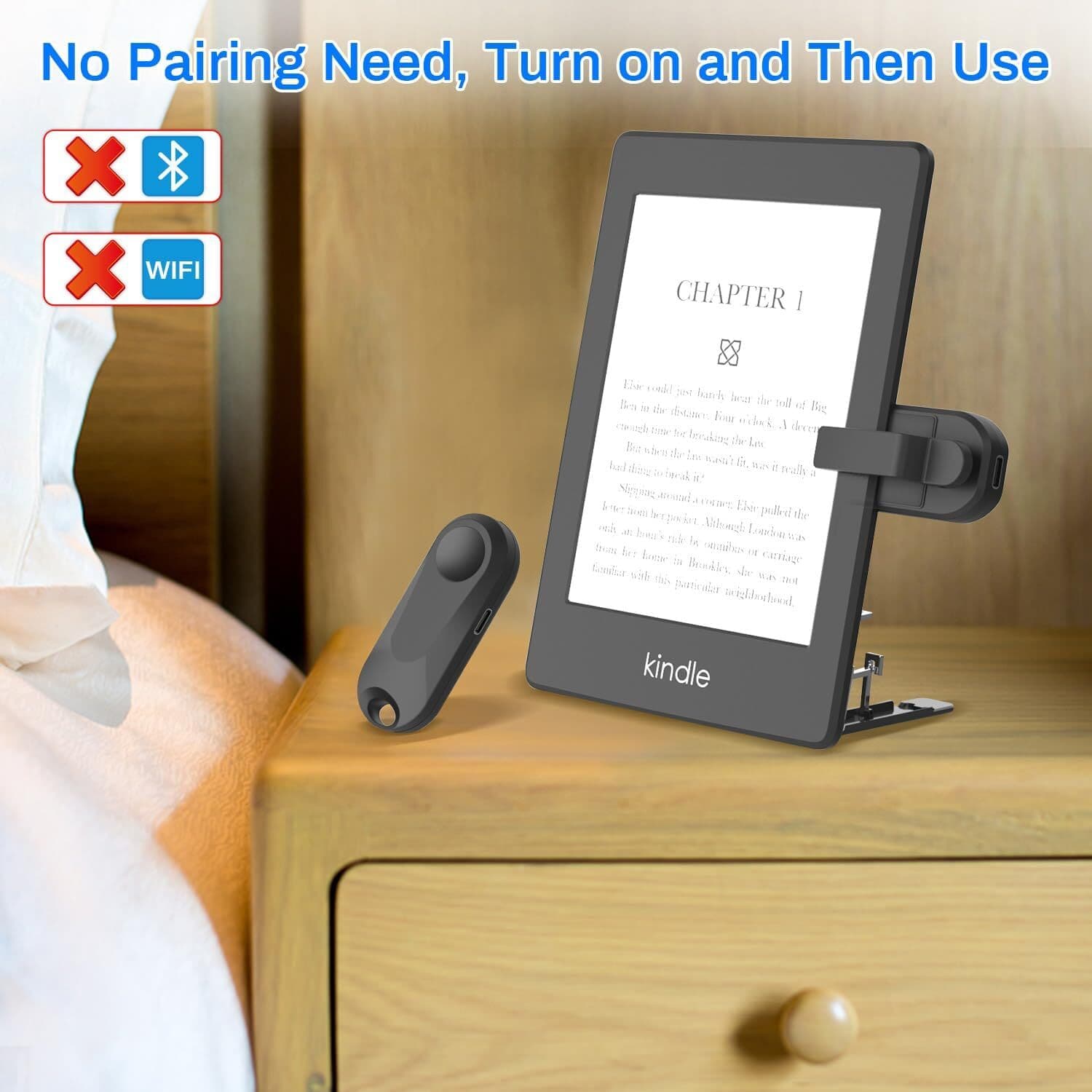 Page Turner Remote Control for Kindle, Clicker Page Turner for Paperwhite Kobo e 2