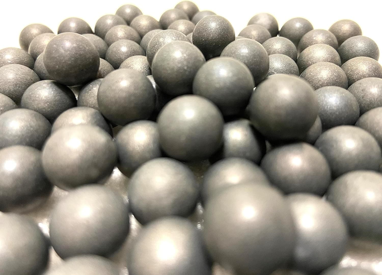 100 Counts Solid 50 Cal. Aluminum Balls for Self Defense, 2.8 Gram Reusable .50  3
