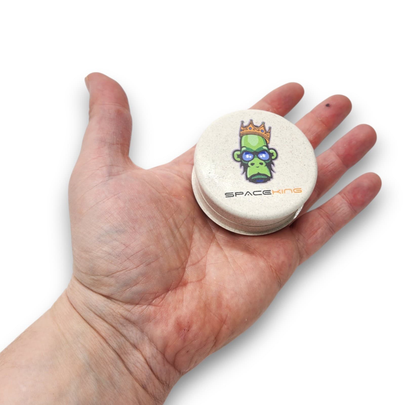 2.5" Space King HEMP Biodegradable TRAVEL Tobacco Herb Spice Grinder Crusher 4