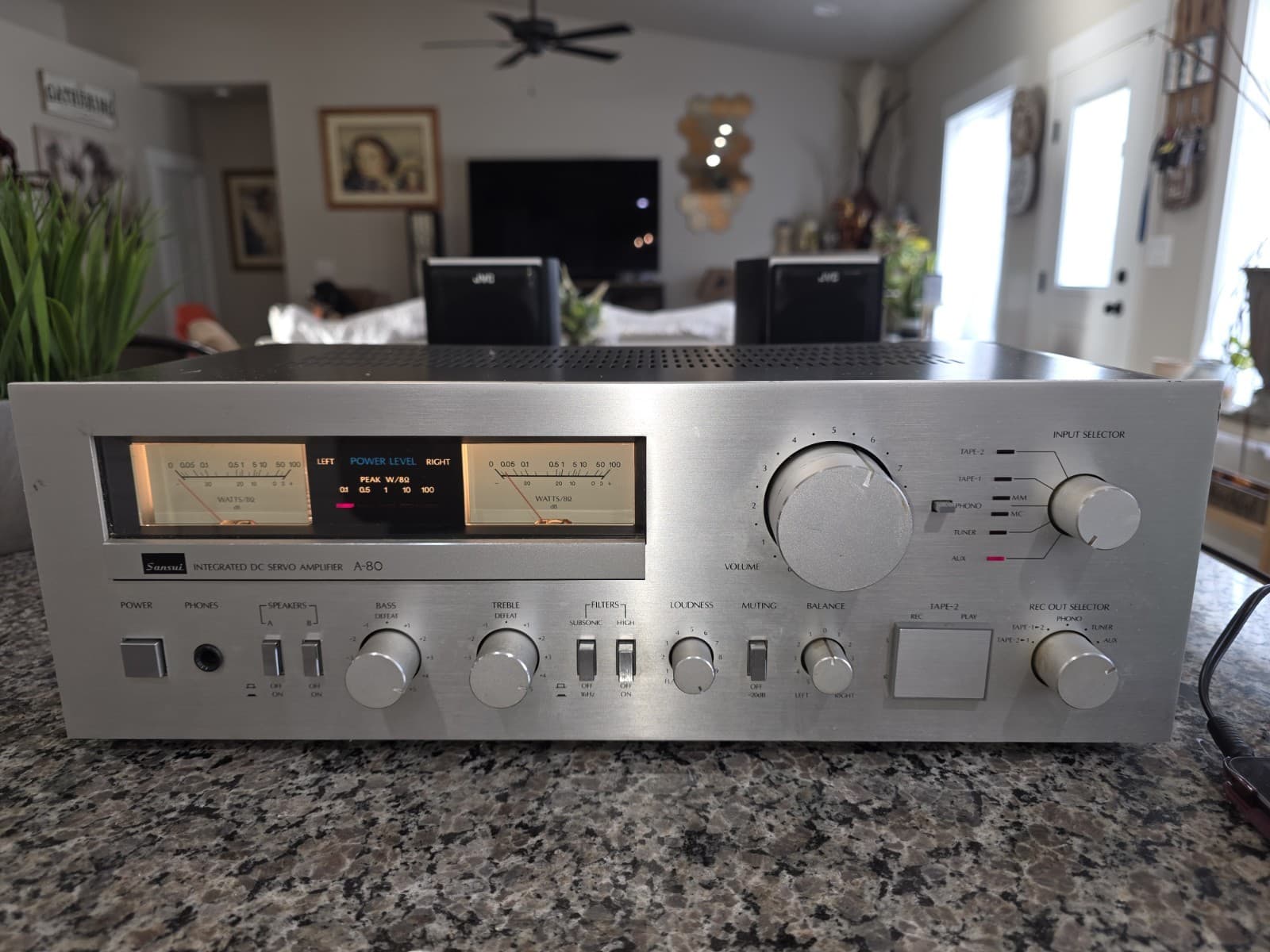 Sansui A-80 Integrated Amplifier Please Read - Parts Only As-is Repair!  2