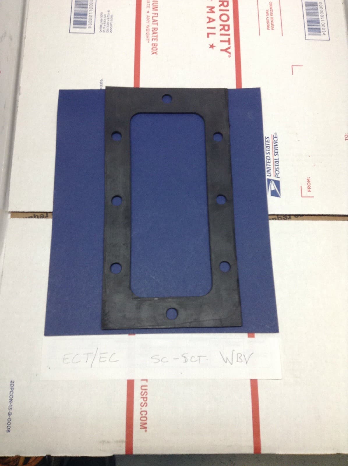 Peerless Boiler Coil Gasket -PB Heat ec-ect-sct-sct-wbv- Steam Coil Gasket OEM  2