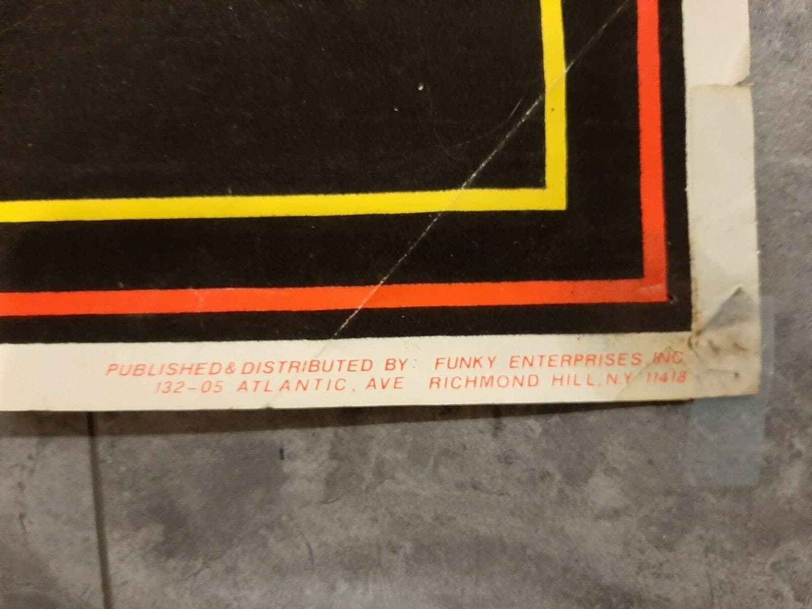 1989 Guns N Roses II #825 Blacklight Poster Felt Original Vintage 23" x 34"  6