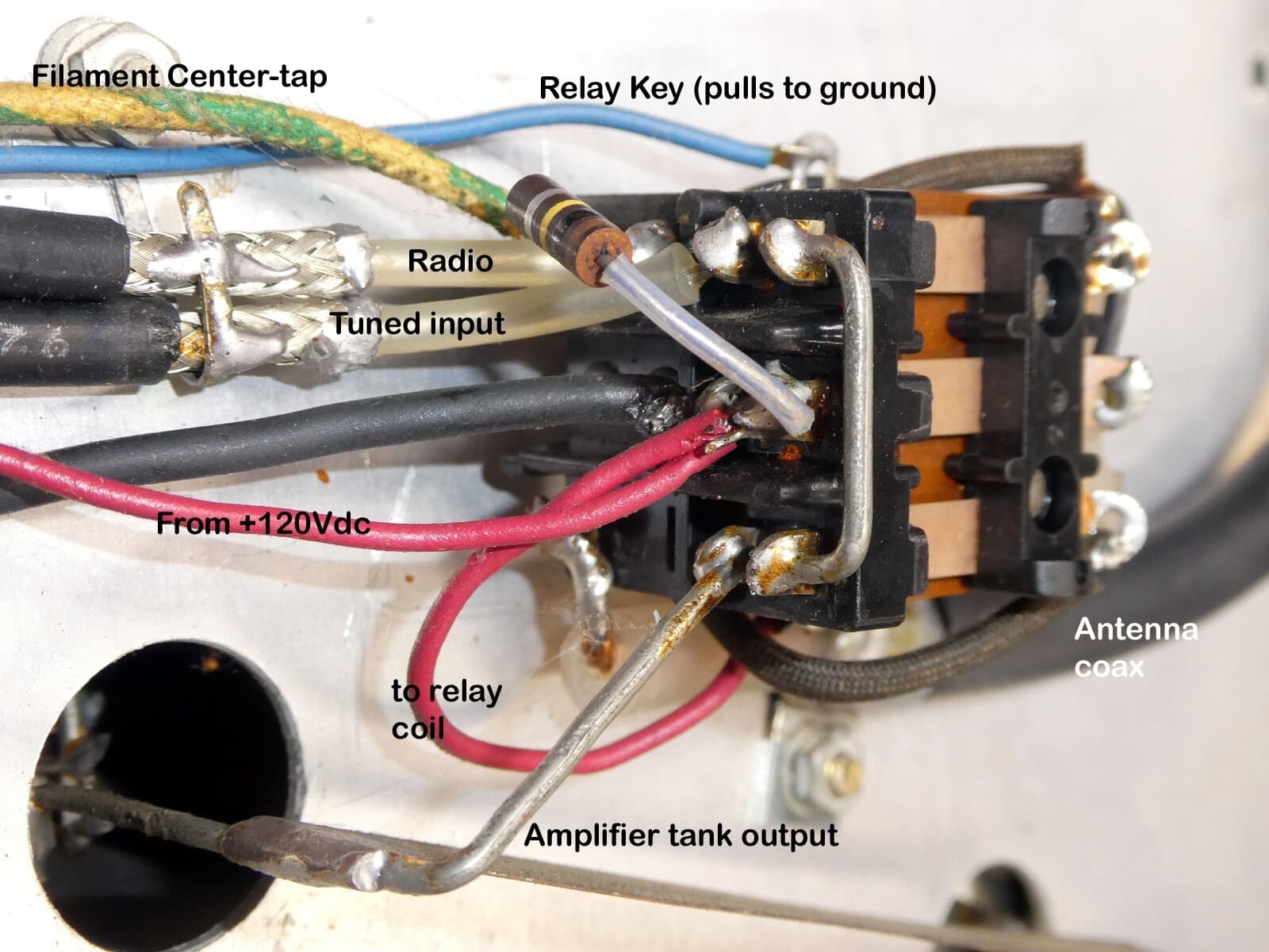 UnRS-220 Heathkit SB220 120Vdc antenna relay sequenced high speed replacement 5