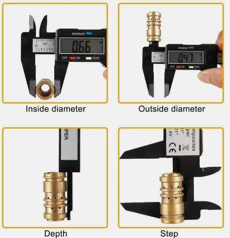 6" 150mm Digital Caliper Micrometer LCD Gauge Vernier Electronic Measuring Tool 5