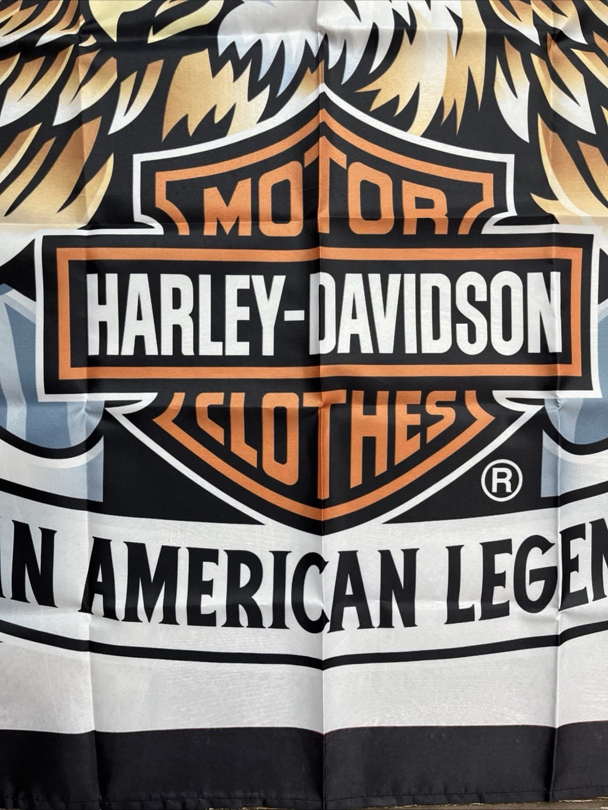 Harley Davidson 3'X5' Flag Banner Motor Clothes An American Legend NWOT 2