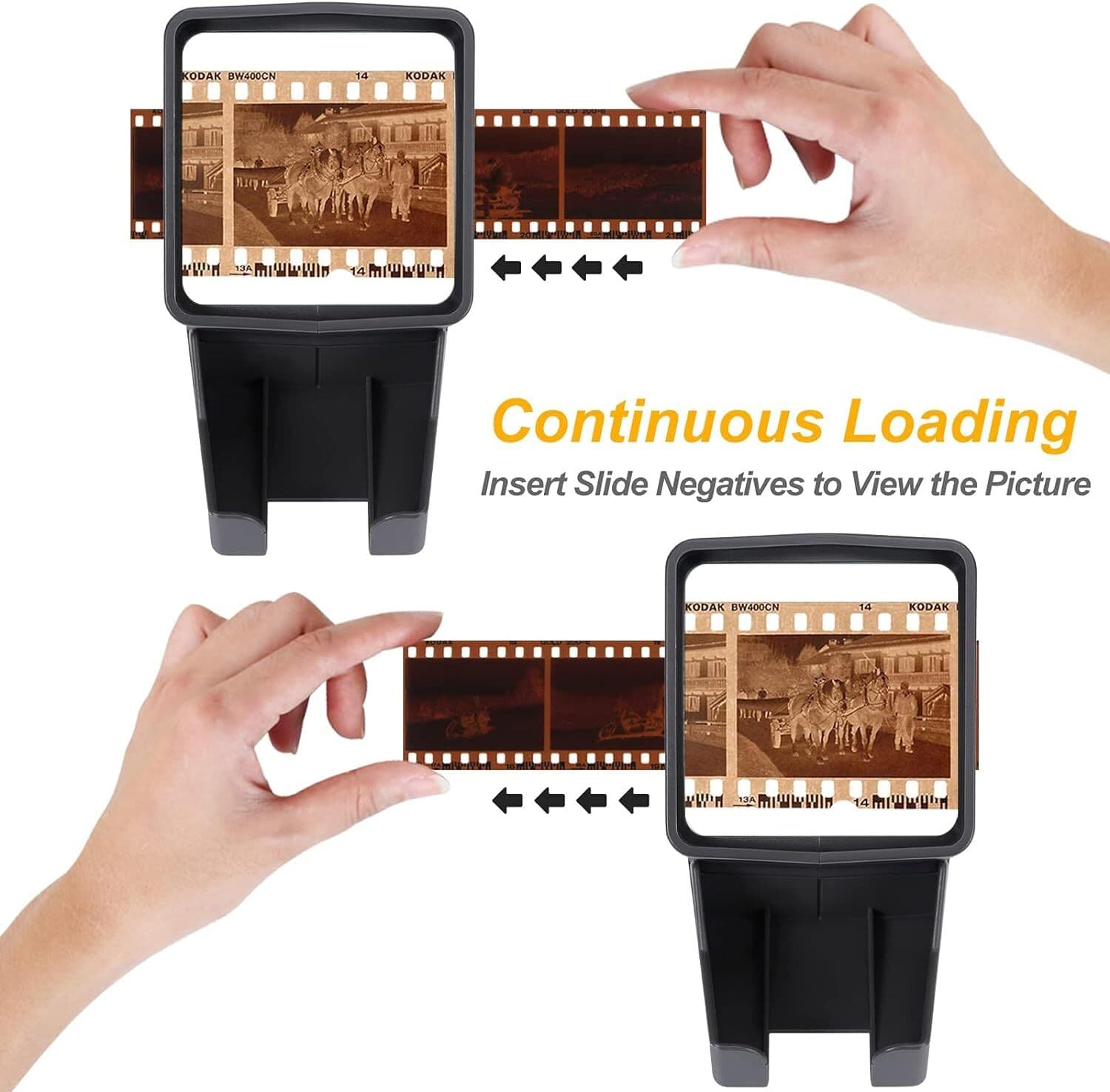 35Mm Slide Viewer, Film Negative And Slide Viewer With 3X Magnification And Led  5