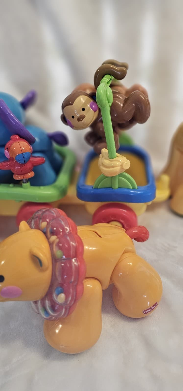 Fisher Price Amazing Animals Sing & Go Choo Choo Train Toy Set Circus 10 Pc READ 6