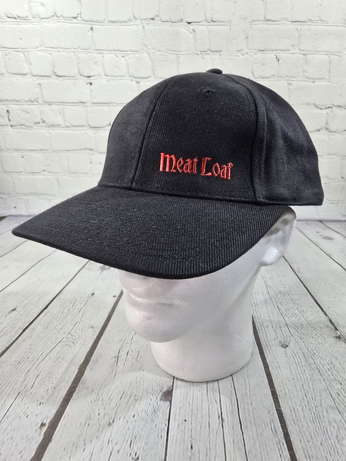 2012 Meat Loaf Concert Mad Mad World Tour Hat Cap Black Adjustable Rock Band NEW 6