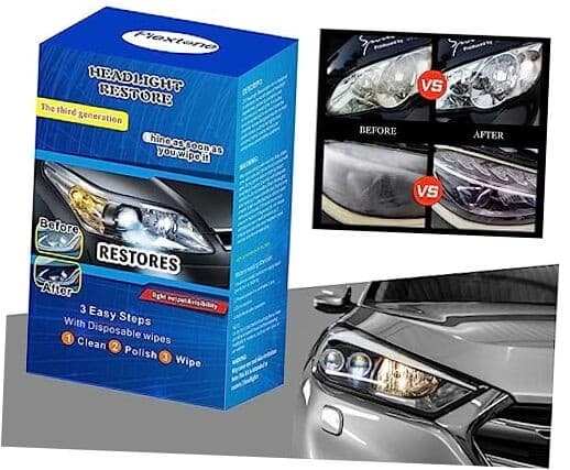 Headlight Restoration Kit Easy to Restore Dull Faded and Discoloured PL02