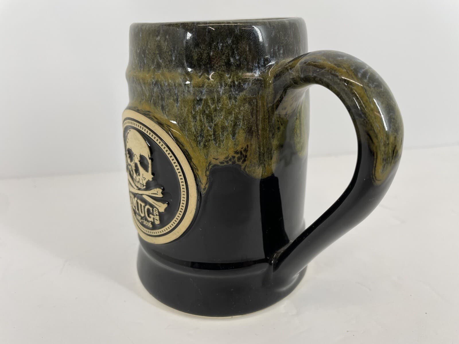 Irish Death Iron Horse Brewery Mug Club Coffee Cup Beer Bar Skull Crossbones 3
