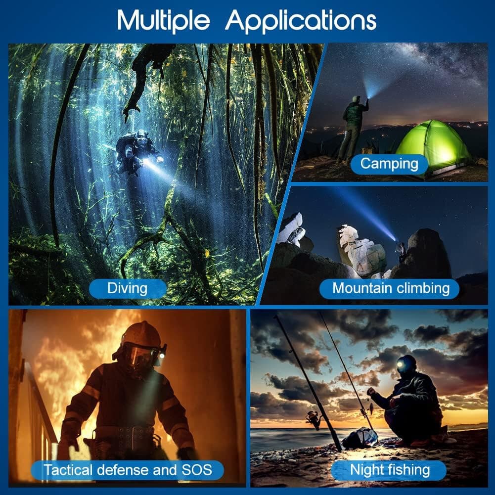 APLOS AP30 3000lm Diving Flashlight with 3 Modes 5