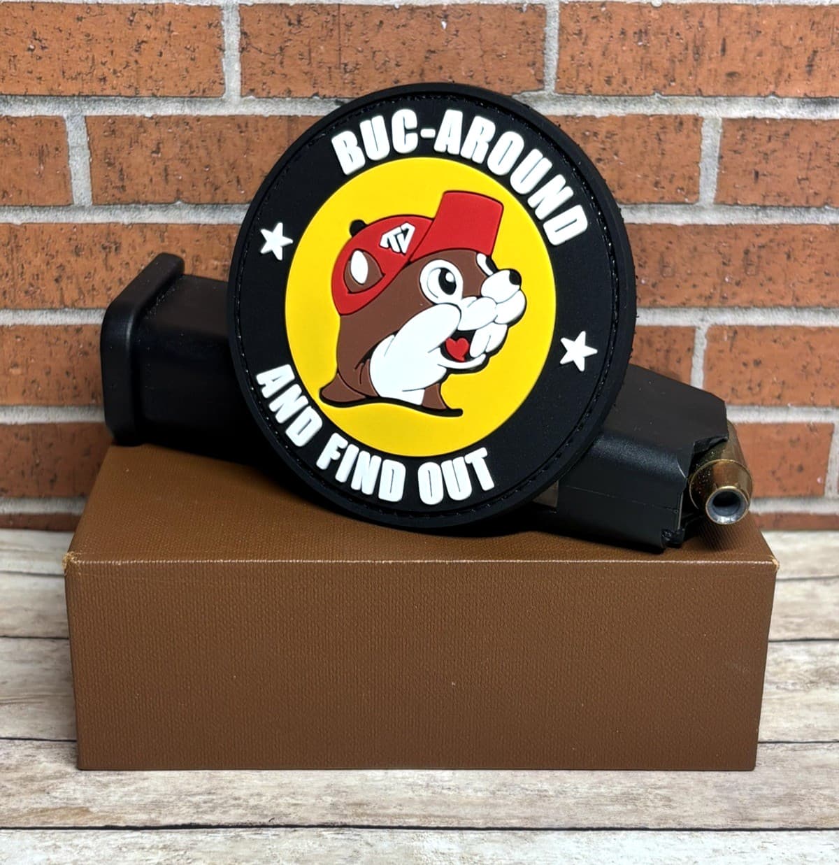 Tactical Morale PVC Buc-ees Patch,  Buc ees Patch, Buc Around And Find Out Patch 3