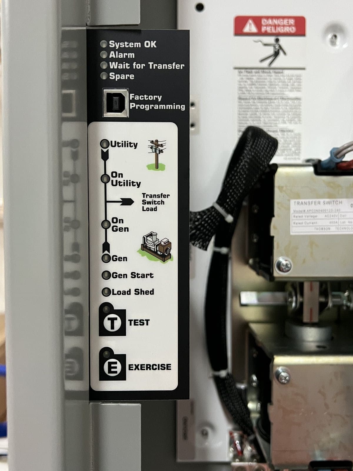 Thomson 400 Amp 3 Poles NEMA 3R Outdoor - Automatic Transfer Switch 208-240v 4