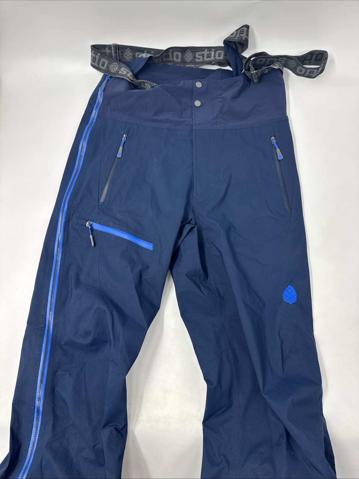 Stio Environ Bib Dermizax Waterproof Mountain Shadow Men’s Sizes S-XL 2