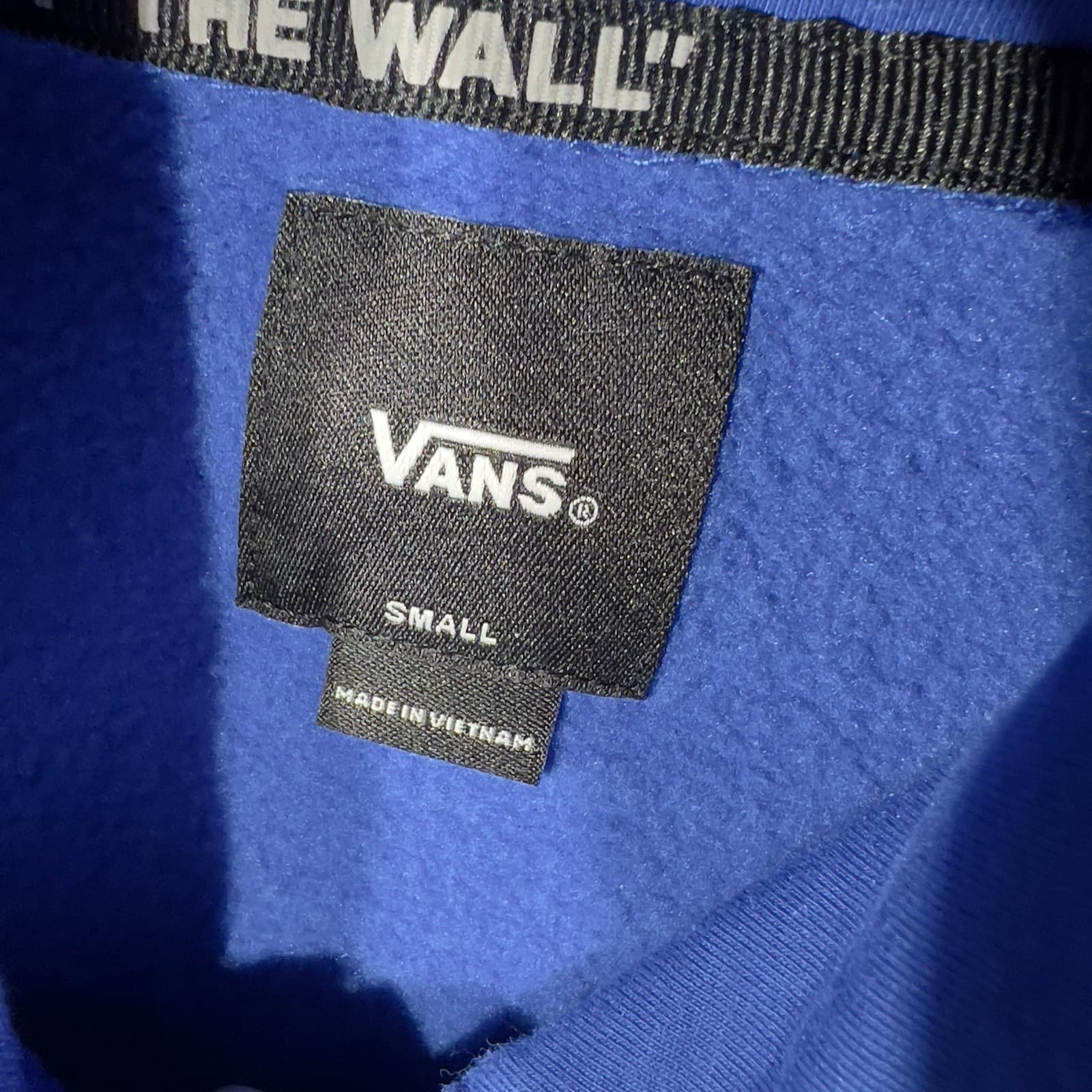 Womens VANS Off The Wall Hoodie Sweatshirt Pullover Rose Size Small 5