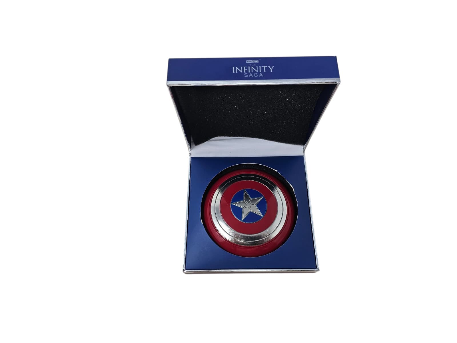 Marvel Studios Captain America 4-Inch giant steel pin magnetic back Shield NIB 3