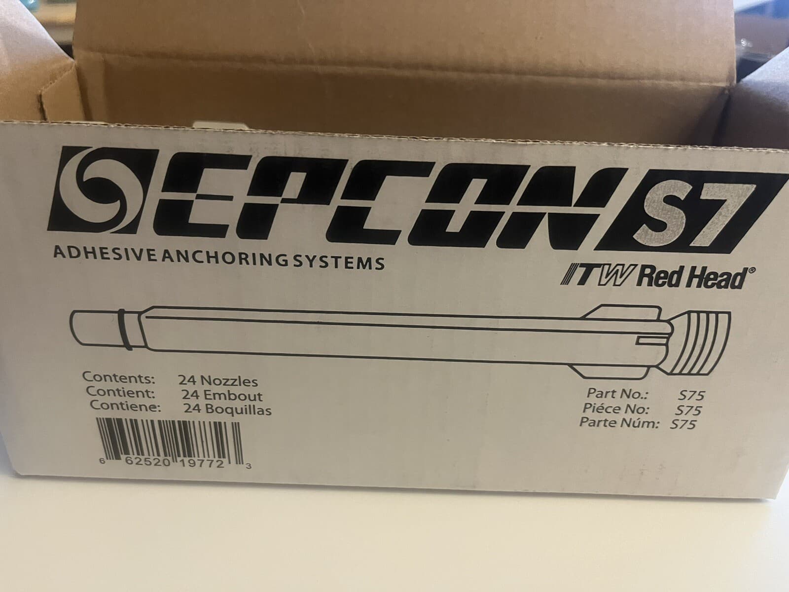 Red Head High Flow Mixing Nozzle for S7 and C6+ Dual Cartridge  S75  Case Of 24 5