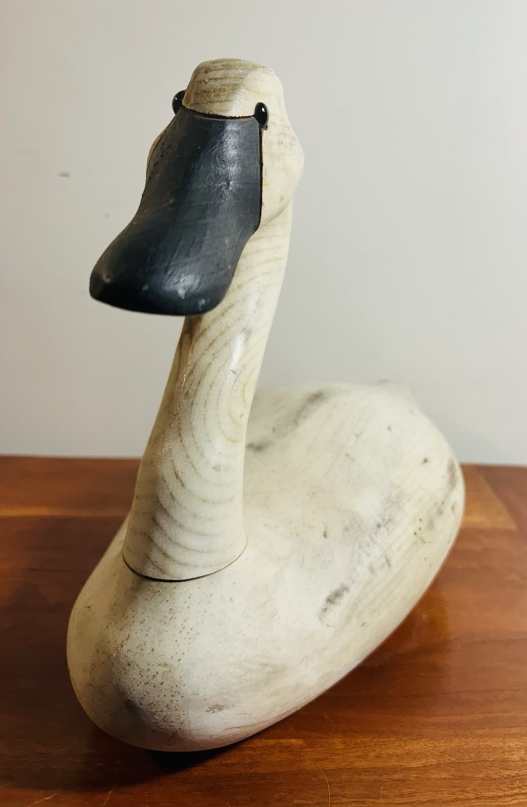 Carved Wood Swan Decoy French Broad River Decoy Company 2