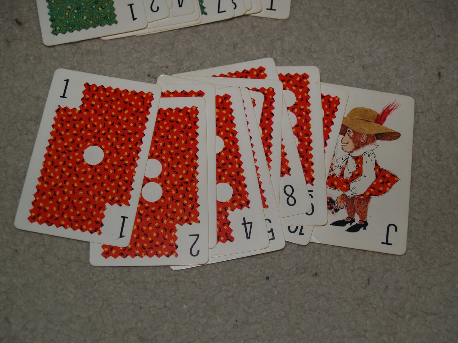 Vintage 1965 Whitman Slap Jack 45-Card Deck Plastic Case #4499 3