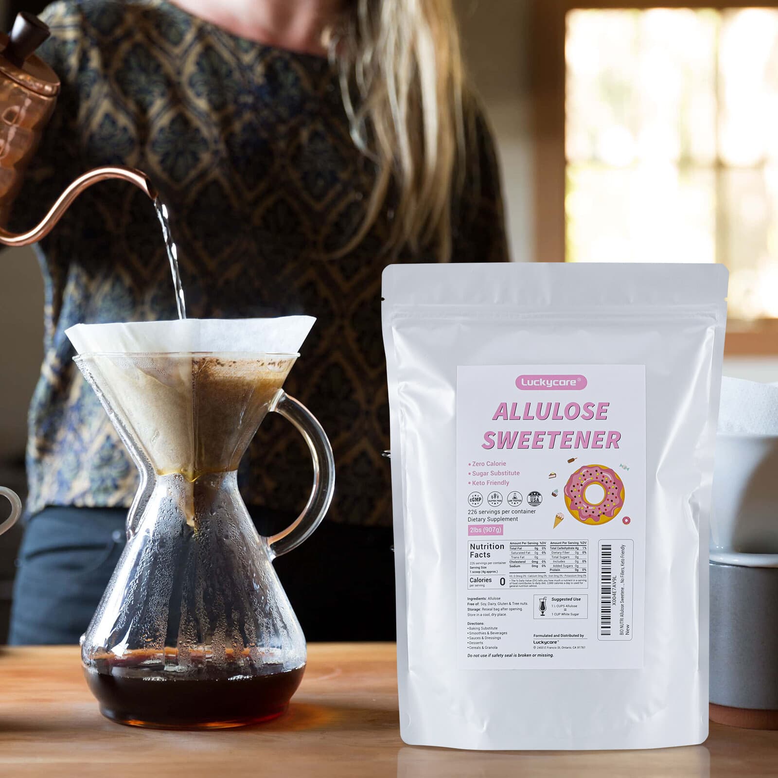 Allulose Sweetener (2lb) - KETO Sugar, Natural Zero Calorie Sugar Alternative 5