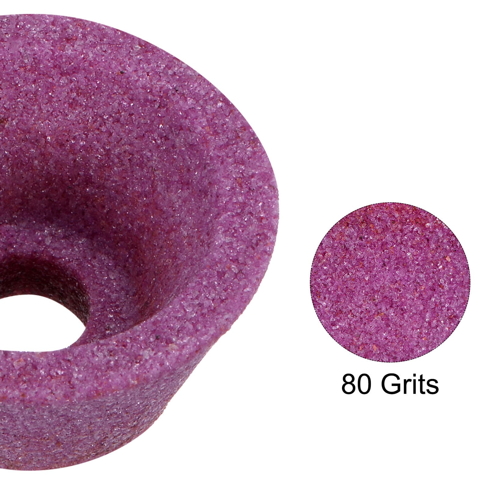 2pcs 2-Inch Flaring Cup Grinding Wheel 80 Grits Aluminum Oxide Grinding Tools 4