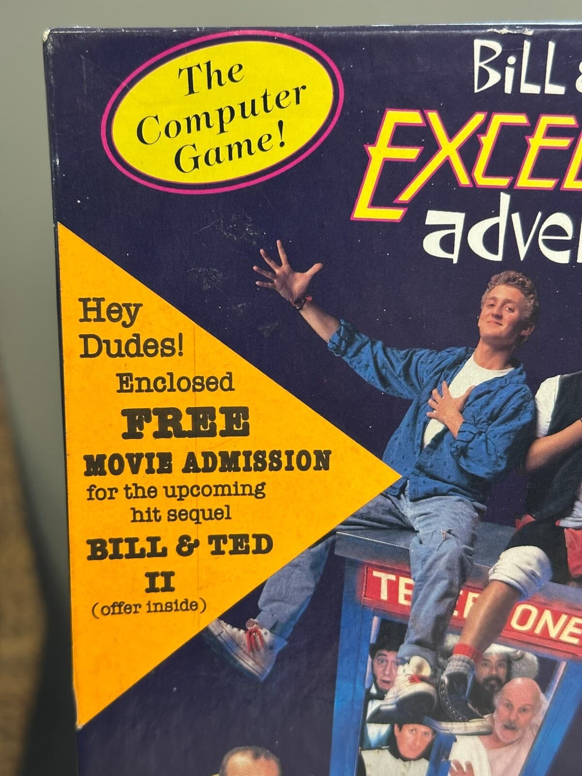 Rare Bill and Ted's Excellent Adventure IBM PC Computer Game Floppy Disks Discs 3