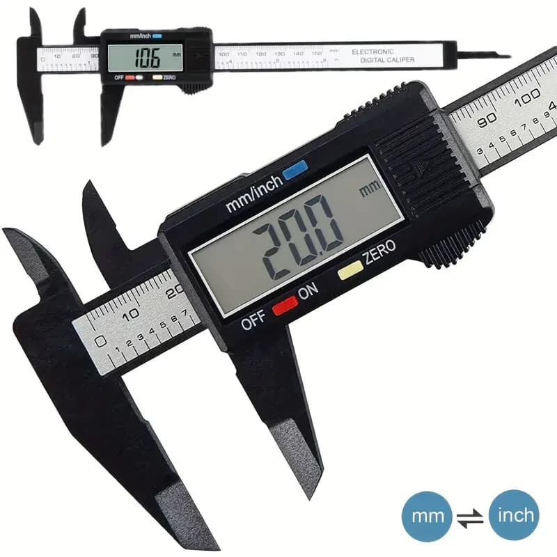 6" 150mm Digital Caliper Micrometer LCD Gauge Vernier Electronic Measuring Tool 2