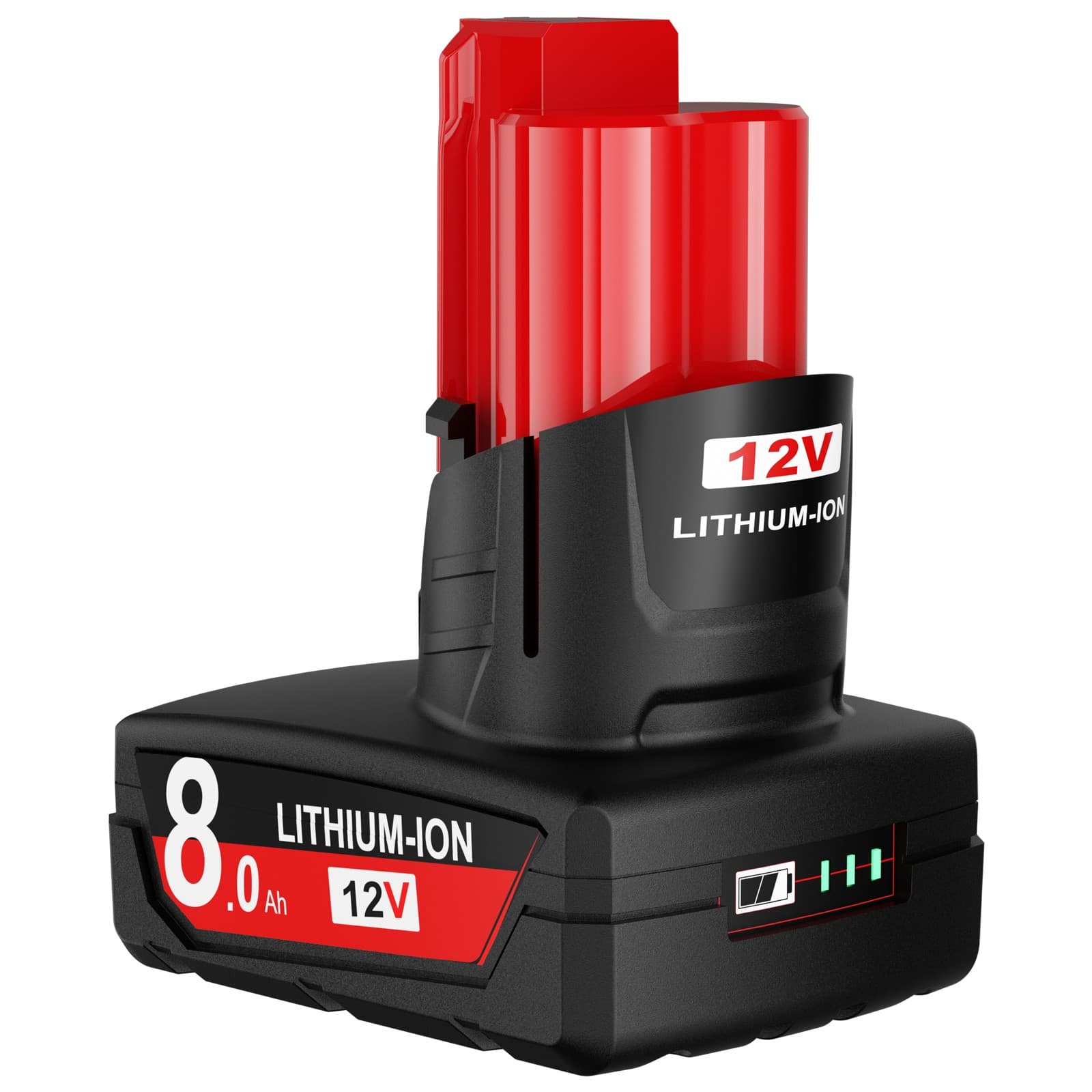 2Pack For Milwaukee for M12 LITHIUM 8.0Ah Extended Capacity Battery 48-11-2460 6