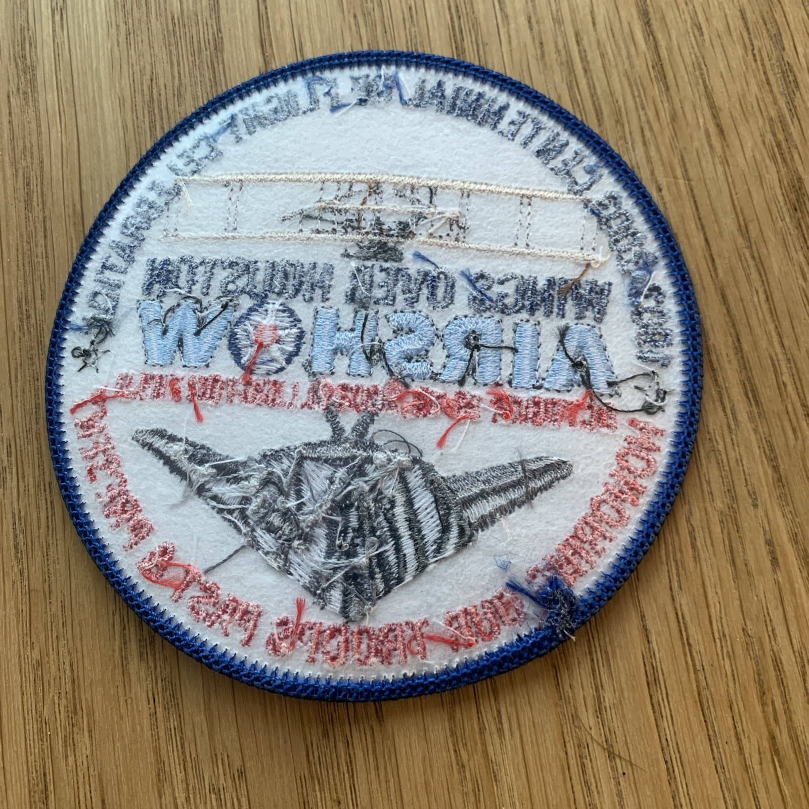 2003 Wings Over Houston Air  Show Patch - Ellington Field 100 Years Flight F-117 2